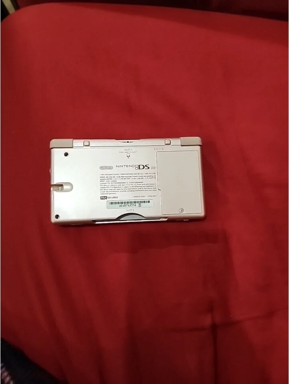 Nintendo DS Lite Pink USG-001 Handheld UNTESTED